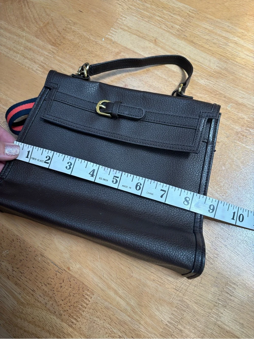 Janey and Jack brown faux leather girls purse $56